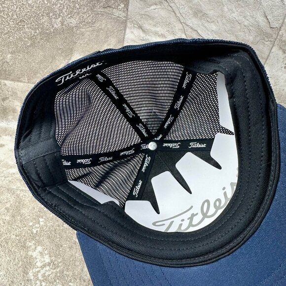 Titleist Monterey Fitted Hat Golf Cap Navy Black - New Pick Your Size! - Picture 11 of 15